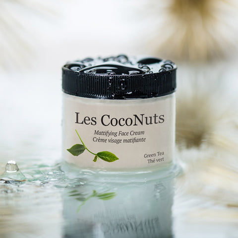 creme visage hydratante naturelle face cream les coconuts thé vert greeen tea